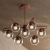 Raleigh - Matte Frosted Globe | Chandeliers by Illuminate Vintage. Item composed of brass