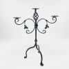 Hand Forged Iron Candelabra 23.5″ (60cm) | Candle Holder in Decorative Objects by edecrawzFC