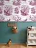 AEON Natura in Red Purple Wallpaper | Wall Treatments by Sean Martorana. Item composed of paper
