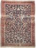 DAZZLING & RARE European-Sized Indigo Blooming Jungle | Area Rug in Rugs by The Loom House. Item composed of fabric & fiber