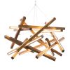 TORUS MAXI chandelier | Chandeliers by Next Level Lighting. Item composed of oak wood