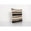 Traditional Turkish Hemp Decorative Kilim Pillow, Anatolian | Cushion in Pillows by Vintage Pillows Store