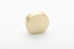 Globe 20 Brushed Brass | Knob in Hardware by Windborne Studios. Item made of brass