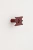 Tirra - Maroon | Wall Hook | Hardware by Upton. Item made of steel