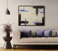 Suspended Ground | Neutral Abstract Original Painting | Oil And Acrylic Painting in Paintings by Abby May