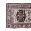 Vintage Animal Pattern Karabagh Caucasian Runner Rug | Rugs by Vintage Pillows Store. Item composed of cotton and fiber