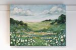 Walk With Me | Oil And Acrylic Painting in Paintings by JoAnna Liston | Lily Field Studio. Item composed of canvas in boho or country & farmhouse style