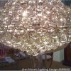 Alan Mizrahi AM5900G Hexagonal Clam | Chandeliers by Alan Mizrahi Lighting Design