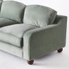 Lola Sofa Velvet Green | Work by District Loom