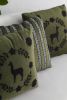 FAJAS Decorative Pillow, Olivo, Set of 2 | Pillows by ANDEAN. Item made of cotton with fiber works with contemporary & traditional style