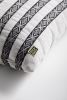 FAJAS Decorative Pillow, Ivory, Set of 2 | Pillows by ANDEAN. Item made of cotton with fiber works with contemporary & traditional style