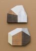 Abstract House- Dark/Silver w.20 | Sculptures by Susan Laughton Artist. Item made of wood