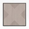 Geo X in Clay by DSCVR Art Framed Canvas Wall Art | Prints in Paintings by ArtCollectiv
