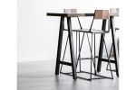 Clarkester Bar Stool 30"H | Chairs by Tronk Design. Item made of maple wood with steel