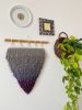 Gradient wall tapestry in a pennant shape | Wall Hangings by Awesome Knots. Item made of cotton & fiber