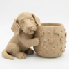 Cute Wire Haired Dachsund Planter | Plant Stand in Plants & Landscape by Kimi Craft Corner