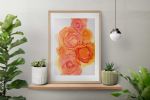 amber glow | abstract art original | Watercolor Painting in Paintings by Megan Spindler