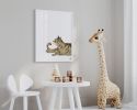 Isengrin Looking Up - White Edition | Prints by The Ugly Cat Studio