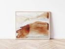"Sumac" - Burnt Orange Abstract Watercolor Art Print | Prints by Melissa Mary Jenkins Art. Item composed of paper