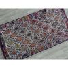 Vintage Embroidery Turkish Cicim Kilim Rug - Small Rug Mat | Rugs by Vintage Pillows Store. Item composed of cotton and fiber