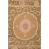 Suzani White Washed Tapestry - Muted Color Uzbek Table Cloth | Tablecloth in Linens & Bedding by Vintage Pillows Store