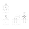 Alan Mizrahi MV2037 Portree Wall | Sconces by Alan Mizrahi Lighting Design