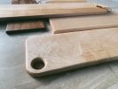 Curly Maple Serving Board | Minimal | Leather Tie | Decorative Objects by S W E V E N