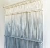 Vertical Macrame Wall Hanging - CASCADE | Wall Hangings by Rianne Aarts / Teddy and Wool Studio. Item made of cotton with fiber