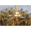 Alan Mizrahi QZ2456 Amber And Fume Poliedri | Chandeliers by Alan Mizrahi Lighting Design