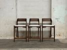 OSTERIA Modern Counter Stool with Cushion, Leather seat Stool, Barstool, USA made | Dining Chair in Chairs by Marco Bogazzi
