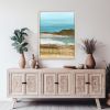 Uneven Ground II Art Print - Textured Coastal Landscape | Prints in Paintings by Lara Eckerman Art