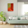 No Brake Zone - Original Oil Pastel Drawing  - Op Art Geometric Motion | Drawings by Eman's Gallery