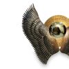 Adler Wing Wall Lamp | Sconces by Home Blitz. Item made of brass