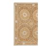 Vintage Tan Samarkand Tapestry - Tribal Embroidery Wall Deco | Tablecloth in Linens & Bedding by Vintage Pillows Store