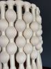 Macrame Chandelier 14x24 Inch, Boho Pendant Light, Tassel Ceiling Lamp, Modern Fiber Art Lighting | Chandeliers by İnanç Yılmaz