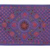 Silk Purple Suzani Table Runner, Colourful Suzani Wall Hangi | Tablecloth in Linens & Bedding by Vintage Pillows Store