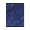 Gestural Marks in Marine by DSCVR Art Framed Canvas Wall Art | Prints in Paintings by ArtCollectiv
