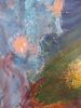 Rainbow Vibes | Oil And Acrylic Painting in Paintings by Parineeta Patel- Nature Inspired Cosmic Abstracts. Item composed of canvas in mid century modern or contemporary style