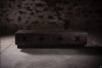Obsidian Console | Burned Solid Oak – Plain or Figured | Console Table in Tables by NO AGE FURNITURE STUDIO