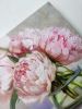 Peony flowers oil painting canvas original art, Floral | Oil And Acrylic Painting in Paintings by Natart. Item made of canvas with synthetic works with contemporary style