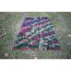 Angora Wool Small Shaggy Rug, Long Pile Filikli Tulu Carpet | Small Rug in Rugs by Vintage Pillows Store. Item composed of cotton and fiber