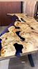 Live Edge Epoxy Conference Table - Epoxy Resin Table | Dining Table in Tables by Tinella Collection. Item made of wood & synthetic compatible with contemporary and country & farmhouse style