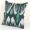 Ikat Lumbar Pillow, Ikat Oblong Cushion,Accent Decorative Pi | Pillows by Vintage Pillows Store