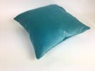 aqua green velvet pillow case // turquoise velvet cushion | Pillows by velvet + linen