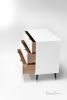 White Dresser, Commode, Credenza in Solid Oak | Storage by Manuel Barrera Habitables. Item made of oak wood