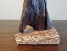 Driftwood Sculpture "Urbane" with Travertine Base | Sculptures by Sculptured By Nature  By John Walker. Item made of wood compatible with minimalism style