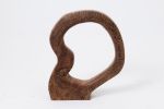 Still Stand Abstract Wood Sculpture, Chainsaw Carved, Walnut | Sculptures by Logniture
