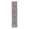 1970s Faded Turkish Oushak Runner Rug - Hallway Carpet | Rugs by Vintage Pillows Store. Item made of wool with fiber