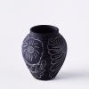 Frida Vase Small Black | Work by District Loom