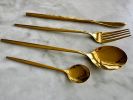 Modern Sleek Gold Flatware | Cutlery in Utensils by Busa Designs